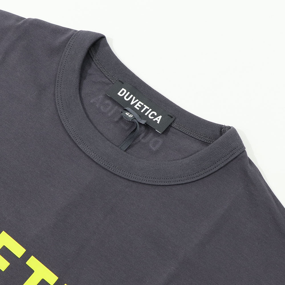 DUVETICA Tシャツ  ブルー ホワイト イエロー グレー ブラック 半袖 VXRT30131
