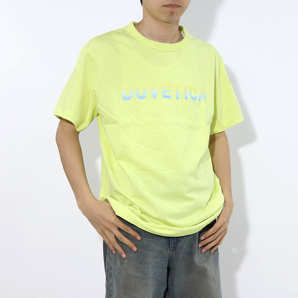 DUVETICA Tシャツ  ブルー ホワイト イエロー グレー ブラック 半袖 VXRT30131
