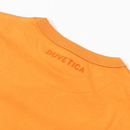 DUVETICA Tシャツ  ブルー ホワイト オレンジ グレー プリント 半袖 VXRT41131
