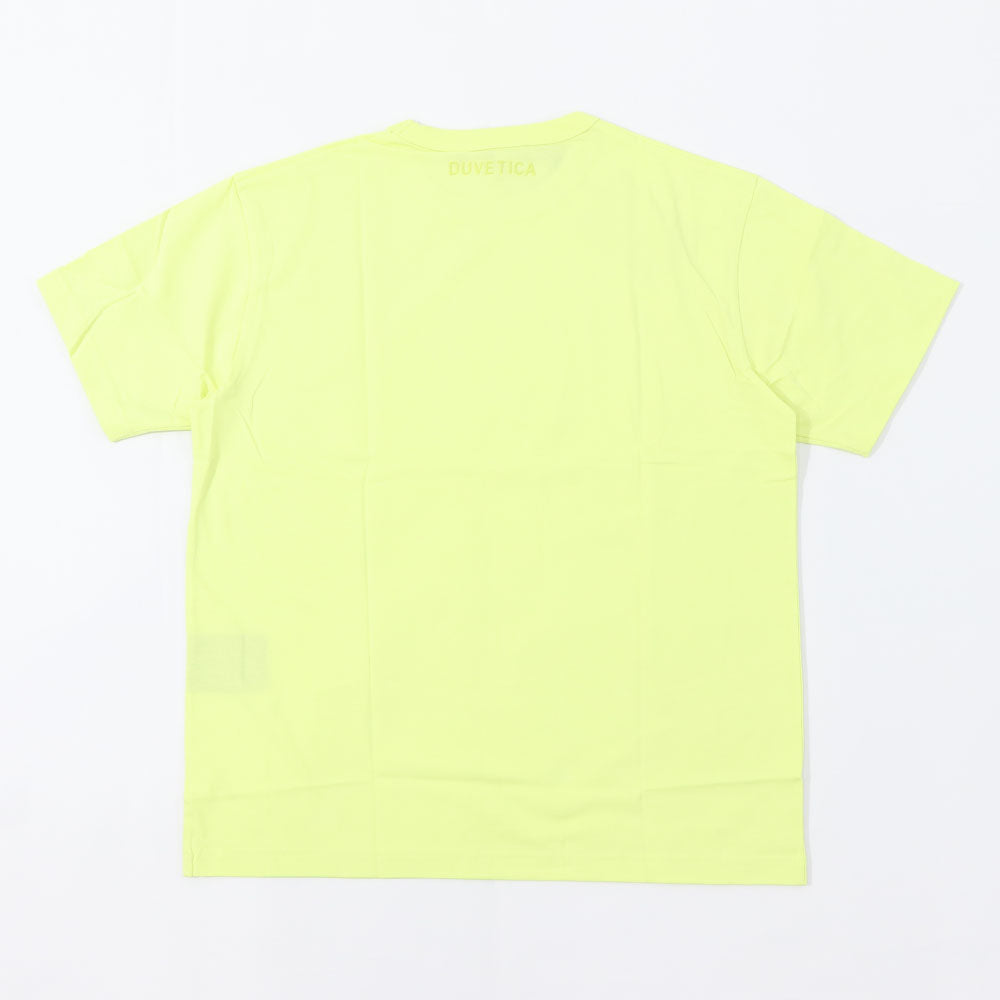DUVETICA Tシャツ  ホワイト イエロー ブラック 半袖 VXRT42131