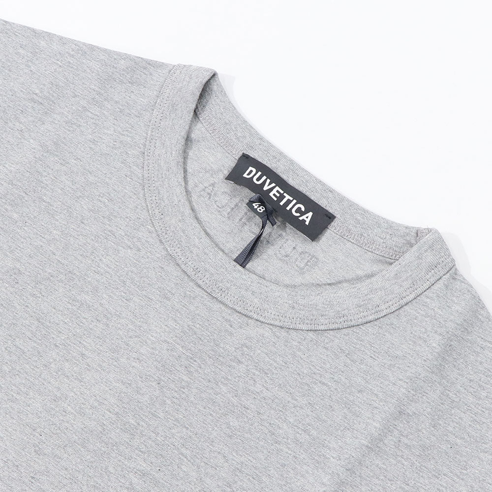 DUVETICA Tシャツ  ブルー グレー ブラック バックプリント 半袖 VXRT43131