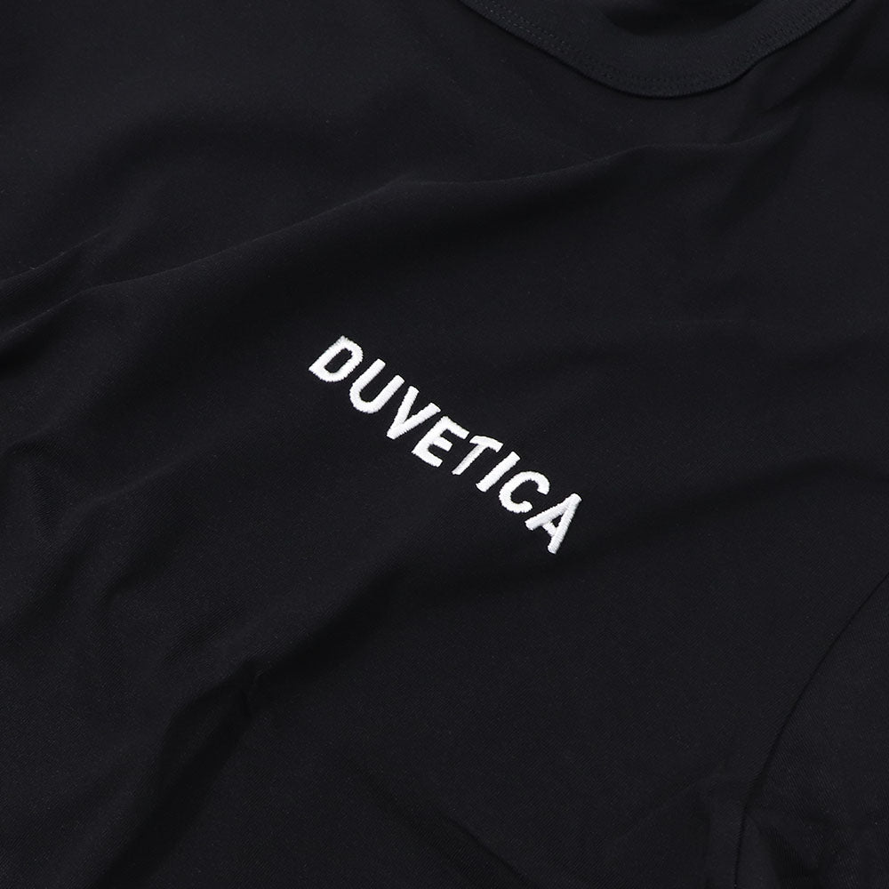 DUVETICA Tシャツ  ブルー グレー ブラック バックプリント 半袖 VXRT43131