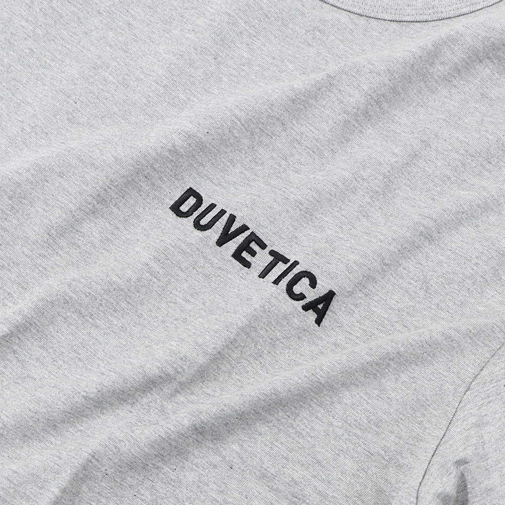 DUVETICA Tシャツ  ブルー グレー ブラック バックプリント 半袖 VXRT43131