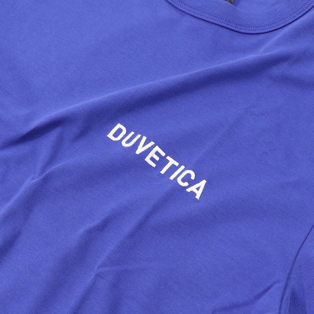 DUVETICA Tシャツ  ブルー グレー ブラック バックプリント 半袖 VXRT43131