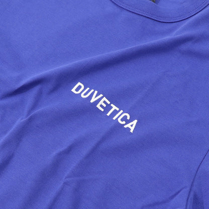 DUVETICA Tシャツ  ブルー グレー ブラック バックプリント 半袖 VXRT43131