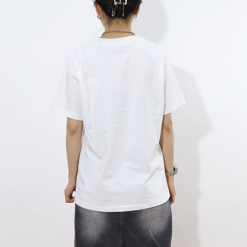 DUVETICA Tシャツ  ホワイト 半袖 VDRT23131