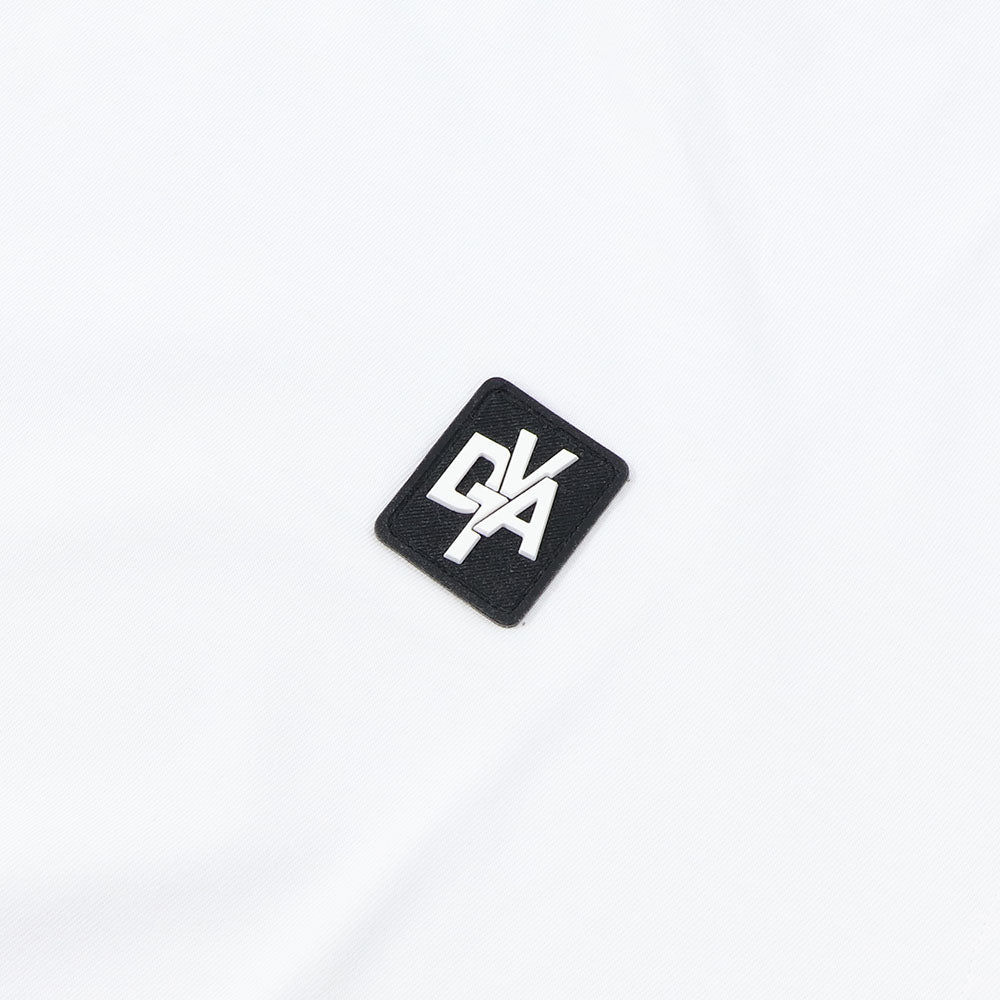 DUVETICA Tシャツ  ホワイト グリーン フリル デザインTシャツ 無地 半袖 VDRT53131