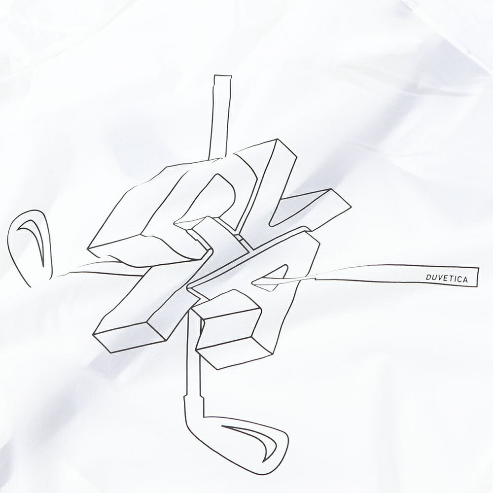 DUVETICA ブルー ホワイト ブラック ウィンドブレーカー VUWJ01111