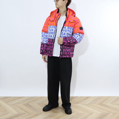 DUVETICA ダウンウェア マルチカラー オレンジ ホワイト ブラック ハーフ・ショート丈 VUDJ01111