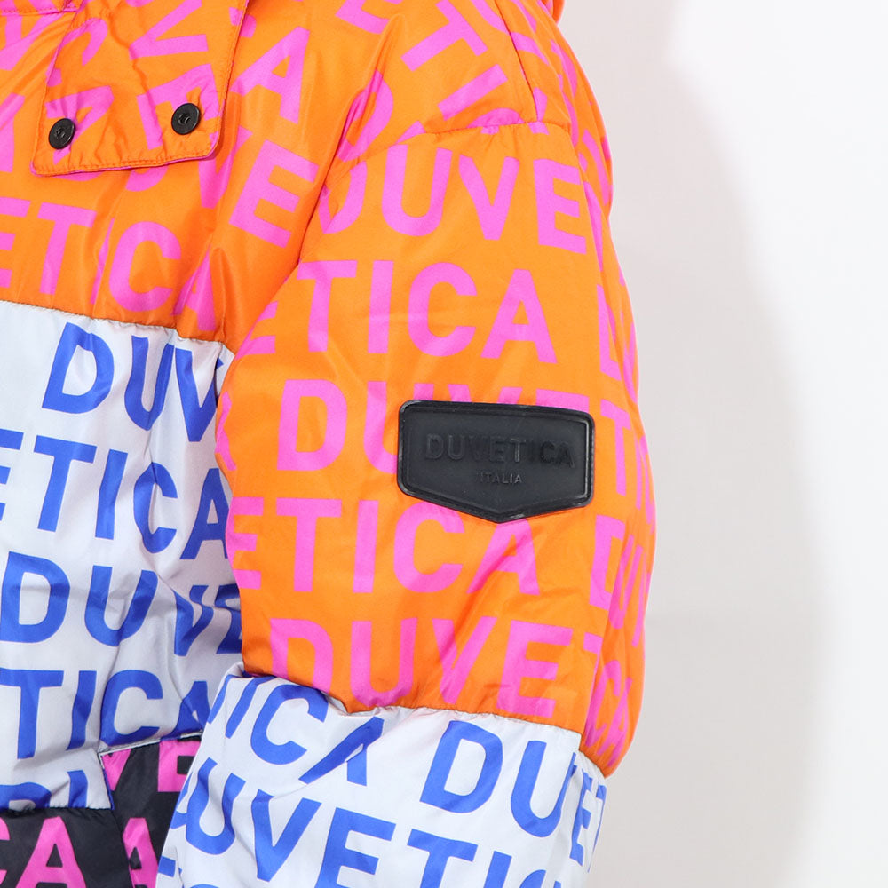 DUVETICA ダウンウェア マルチカラー オレンジ ホワイト ブラック ハーフ・ショート丈 VUDJ01111