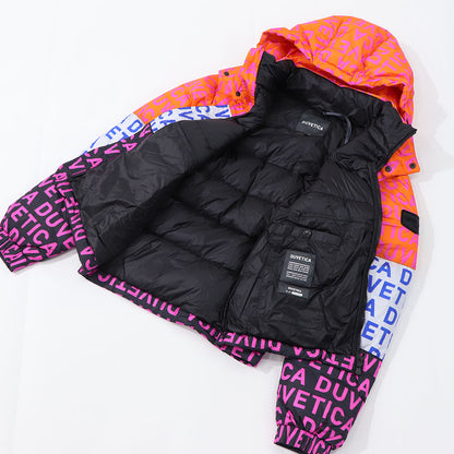DUVETICA ダウンウェア マルチカラー オレンジ ホワイト ブラック ハーフ・ショート丈 VUDJ01111