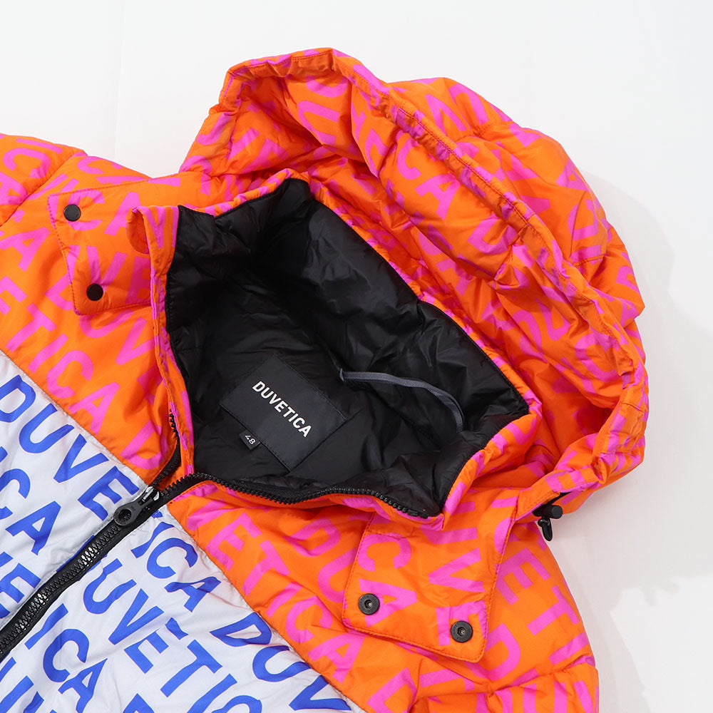 DUVETICA ダウンウェア マルチカラー オレンジ ホワイト ブラック ハーフ・ショート丈 VUDJ01111