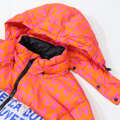 DUVETICA ダウンウェア マルチカラー オレンジ ホワイト ブラック ハーフ・ショート丈 VUDJ01111