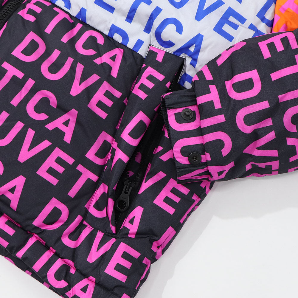 DUVETICA ダウンウェア マルチカラー オレンジ ホワイト ブラック ハーフ・ショート丈 VUDJ01111