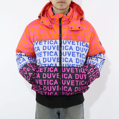 DUVETICA ダウンウェア マルチカラー オレンジ ホワイト ブラック ハーフ・ショート丈 VUDJ01111