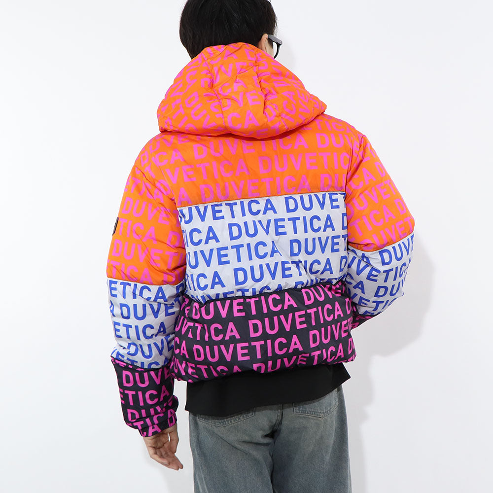 DUVETICA ダウンウェア マルチカラー オレンジ ホワイト ブラック ハーフ・ショート丈 VUDJ01111