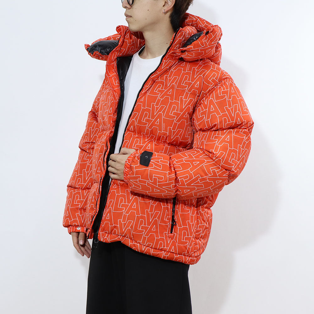 DUVETICA ダウンウェア オレンジ ブラック ダウンジャケット VUDJ01116
