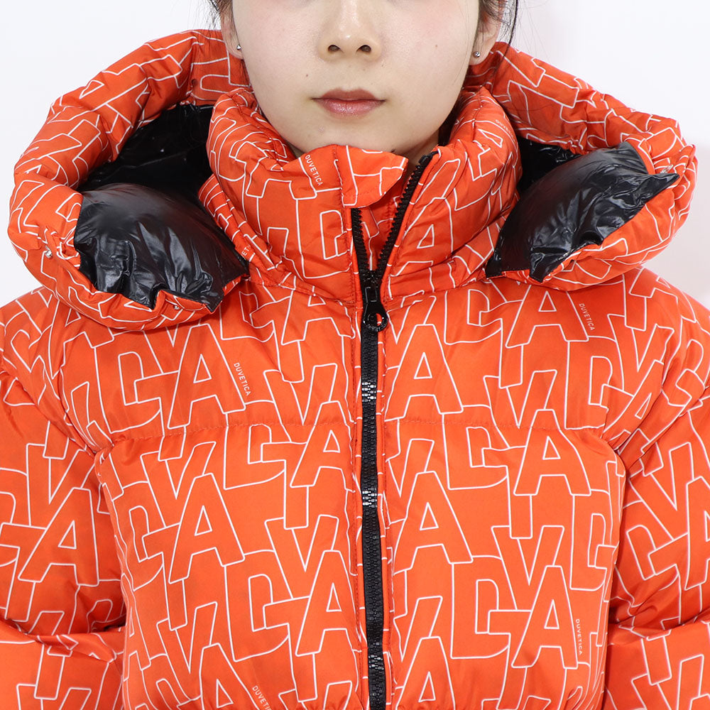 DUVETICA ダウンウェア オレンジ ブラック ダウンジャケット VUDJ01116