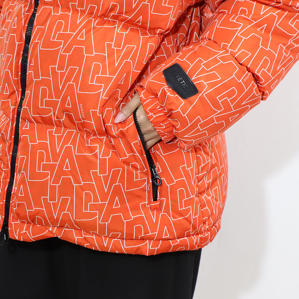 DUVETICA ダウンウェア オレンジ ブラック ダウンジャケット VUDJ01116