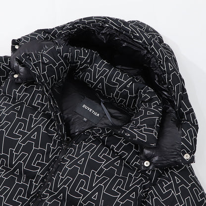 DUVETICA ダウンウェア オレンジ ブラック ダウンジャケット VUDJ01116