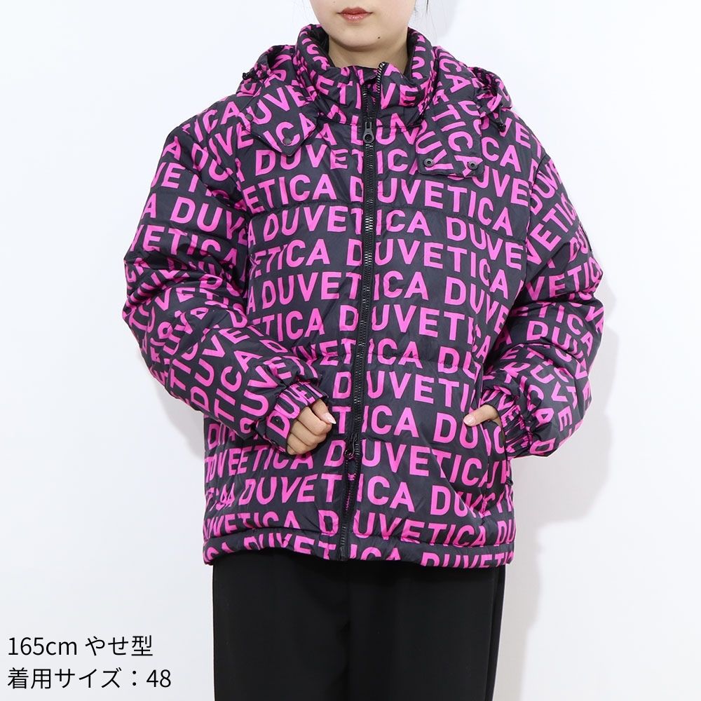 DUVETICA ダウンウェア ブラック×ピンク ダウンジャケットVUDJ02111