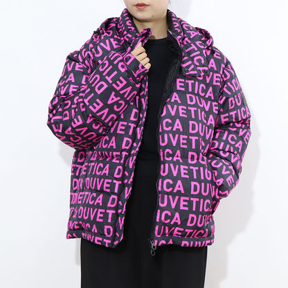 DUVETICA ダウンウェア ブラック×ピンク ダウンジャケットVUDJ02111