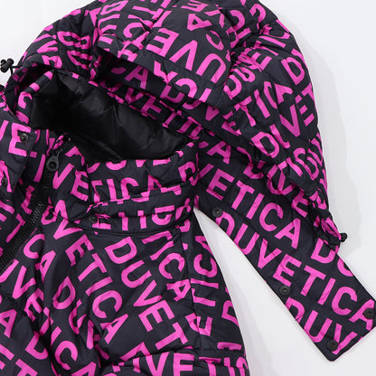 DUVETICA ダウンウェア ブラック×ピンク ダウンジャケットVUDJ02111