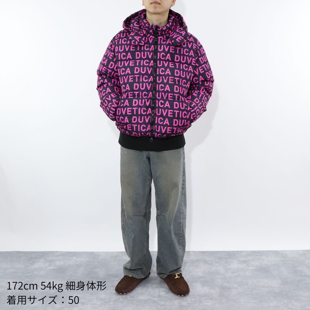DUVETICA ダウンウェア ブラック×ピンク ダウンジャケットVUDJ02111