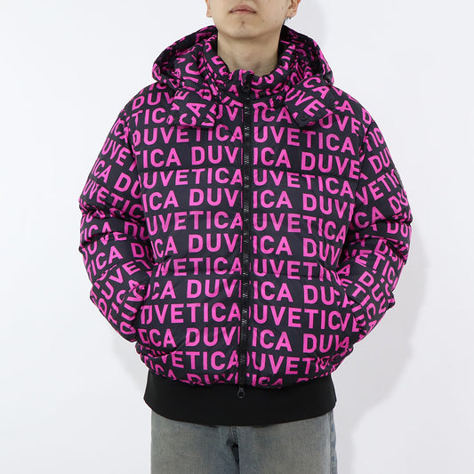 DUVETICA ダウンウェア ブラック×ピンク ダウンジャケットVUDJ02111