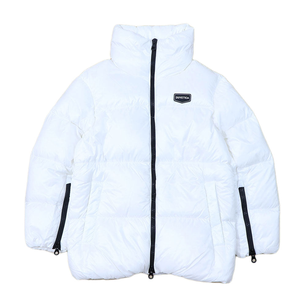 DUVETICA ダウンウェア ホワイト ダウンジャケット ロゴ VDDJ00716
