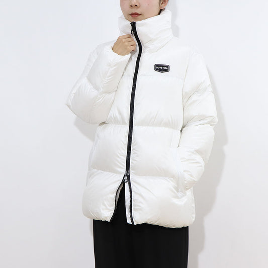 DUVETICA ダウンウェア ホワイト ダウンジャケット ロゴ VDDJ00716