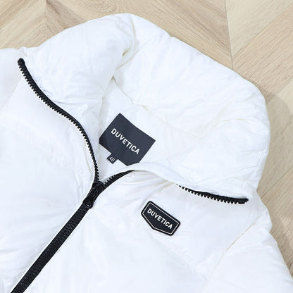 DUVETICA ダウンウェア ホワイト ダウンジャケット ロゴ VDDJ00716
