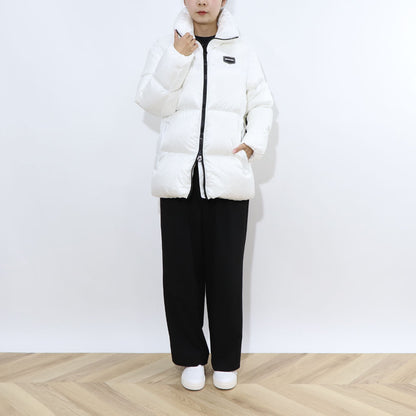 DUVETICA ダウンウェア ホワイト ダウンジャケット ロゴ VDDJ00716