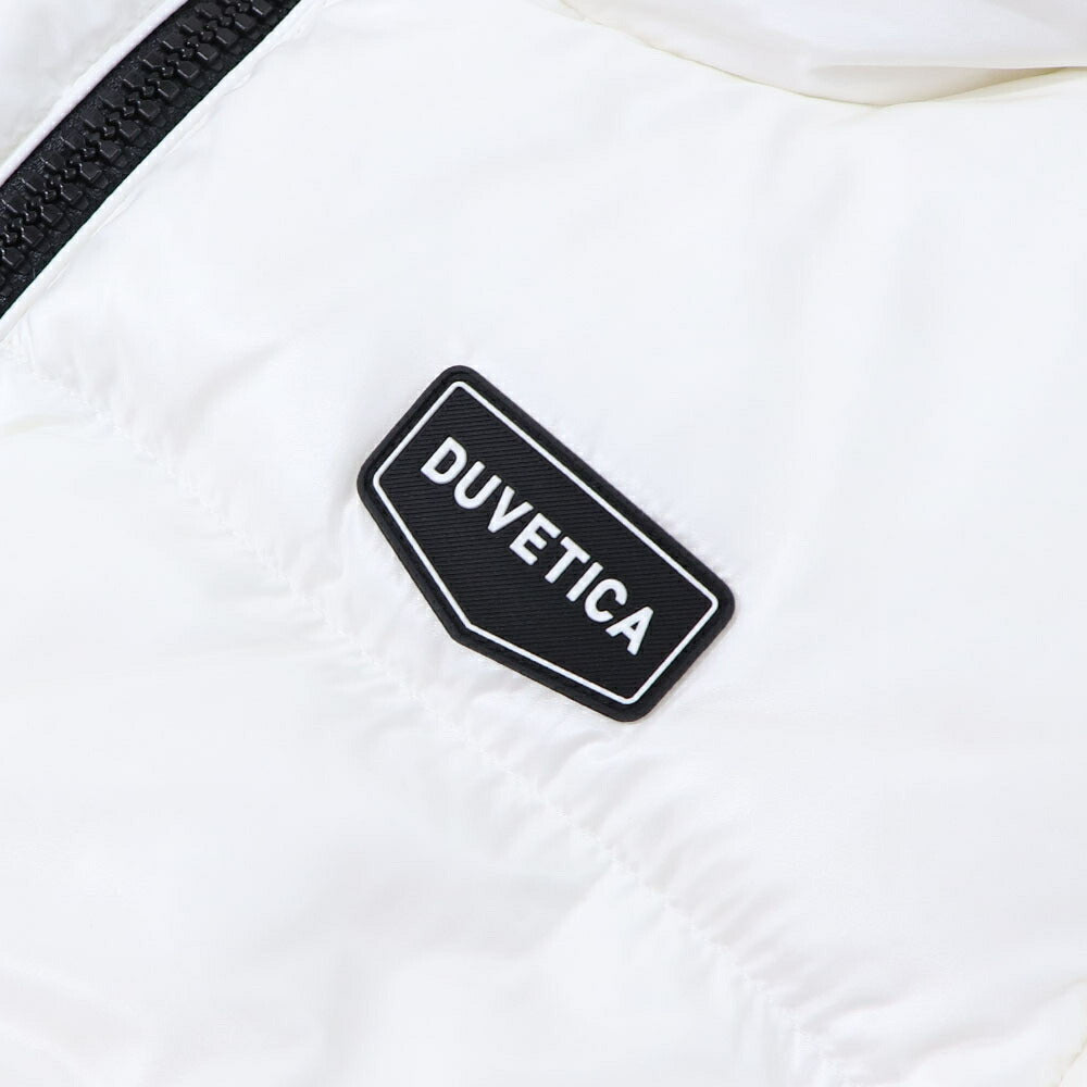 DUVETICA ダウンウェア ホワイト ダウンジャケット ロゴ VDDJ00716