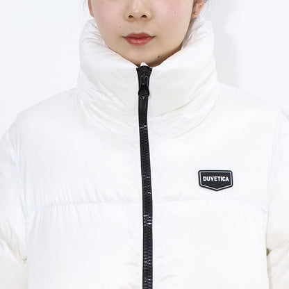 DUVETICA ダウンウェア ホワイト ダウンジャケット ロゴ VDDJ00716