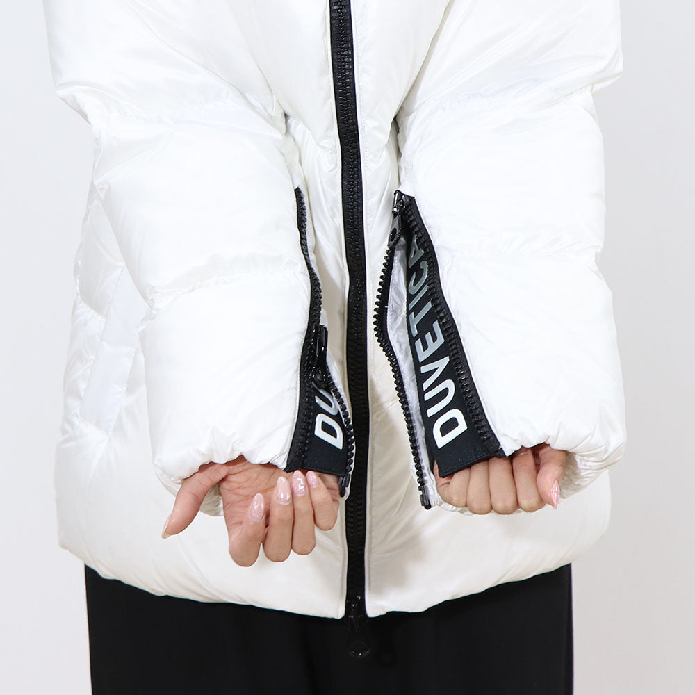 DUVETICA ダウンウェア ホワイト ダウンジャケット ロゴ VDDJ00716