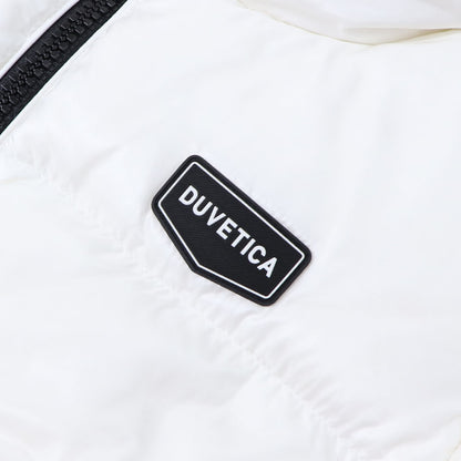 DUVETICA ダウンウェア ホワイト ダウンジャケット ロゴ VDDJ00716