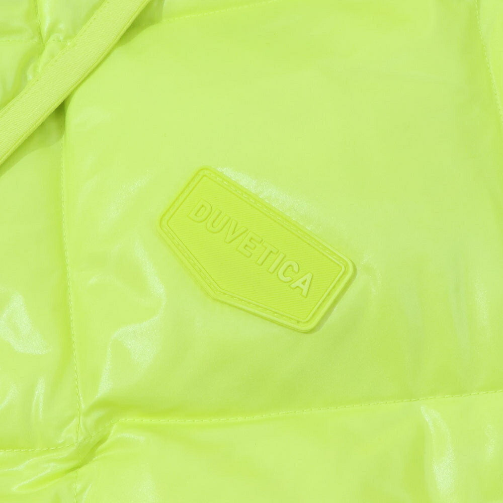 DUVETICA ダウンウェア イエロー キルティング ベルト付き VDDJ01216