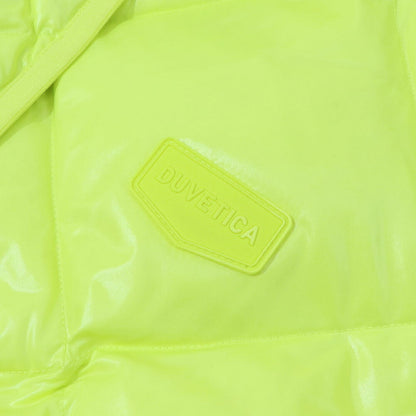 DUVETICA ダウンウェア イエロー キルティング ベルト付き VDDJ01216
