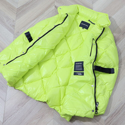 DUVETICA ダウンウェア イエロー キルティング ベルト付き VDDJ01216
