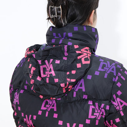 DUVETICA ダウンウェア ブラック×ピンク ダウンジャケット VDDJ01916