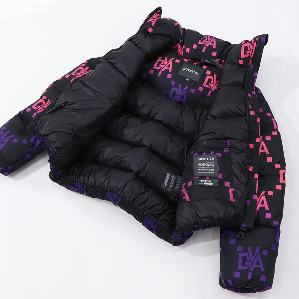 DUVETICA ダウンウェア ブラック×ピンク ダウンジャケット VDDJ01916