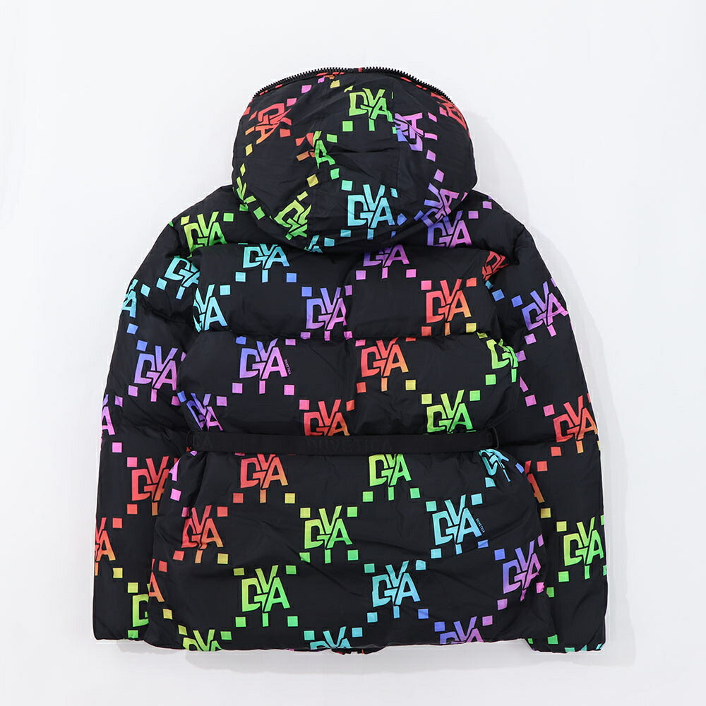 DUVETICA ダウンウェア ブラック ベルト ロゴ VDDJ02016