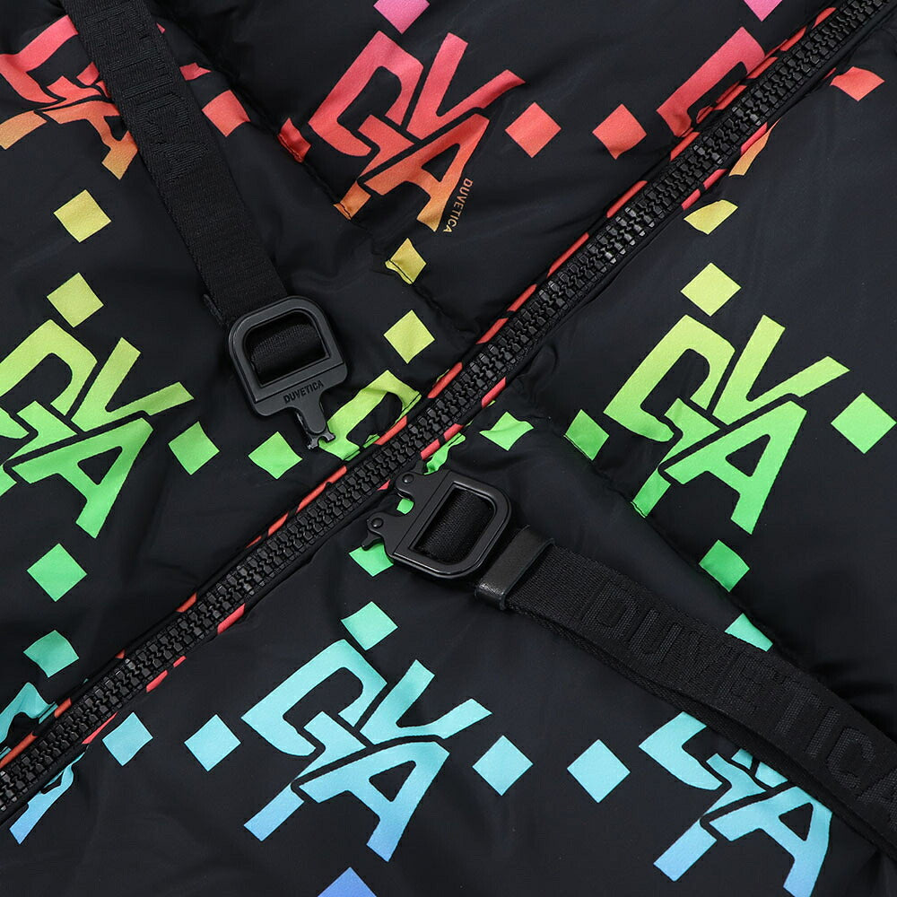 DUVETICA ダウンウェア ブラック ベルト ロゴ VDDJ02016