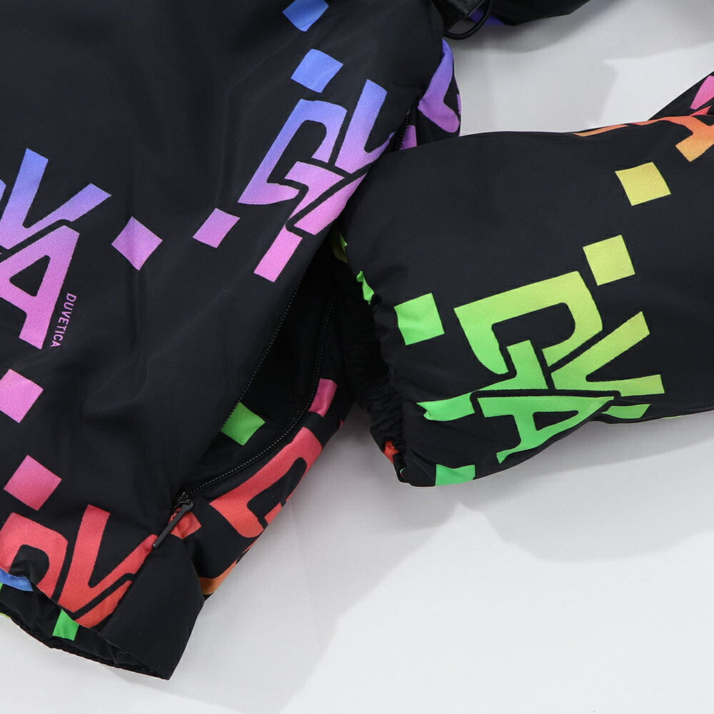 DUVETICA ダウンウェア ブラック ベルト ロゴ VDDJ02016