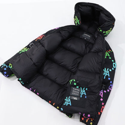 DUVETICA ダウンウェア ブラック ベルト ロゴ VDDJ02016