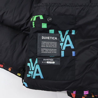 DUVETICA ダウンウェア ブラック ベルト ロゴ VDDJ02016