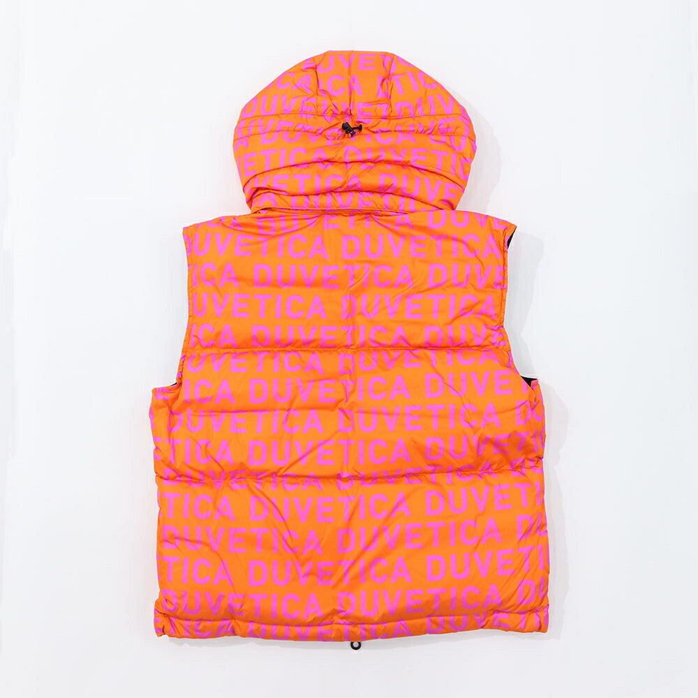 DUVETICA ダウンウェア オレンジ ロゴ ダウンベスト VUDV01111