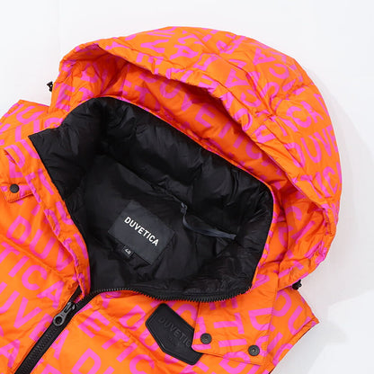 DUVETICA ダウンウェア オレンジ ロゴ ダウンベスト VUDV01111