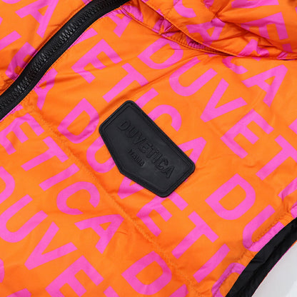 DUVETICA ダウンウェア オレンジ ロゴ ダウンベスト VUDV01111